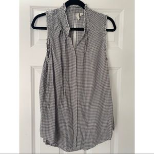 Treasure and Bond ruffle front sleeveless top